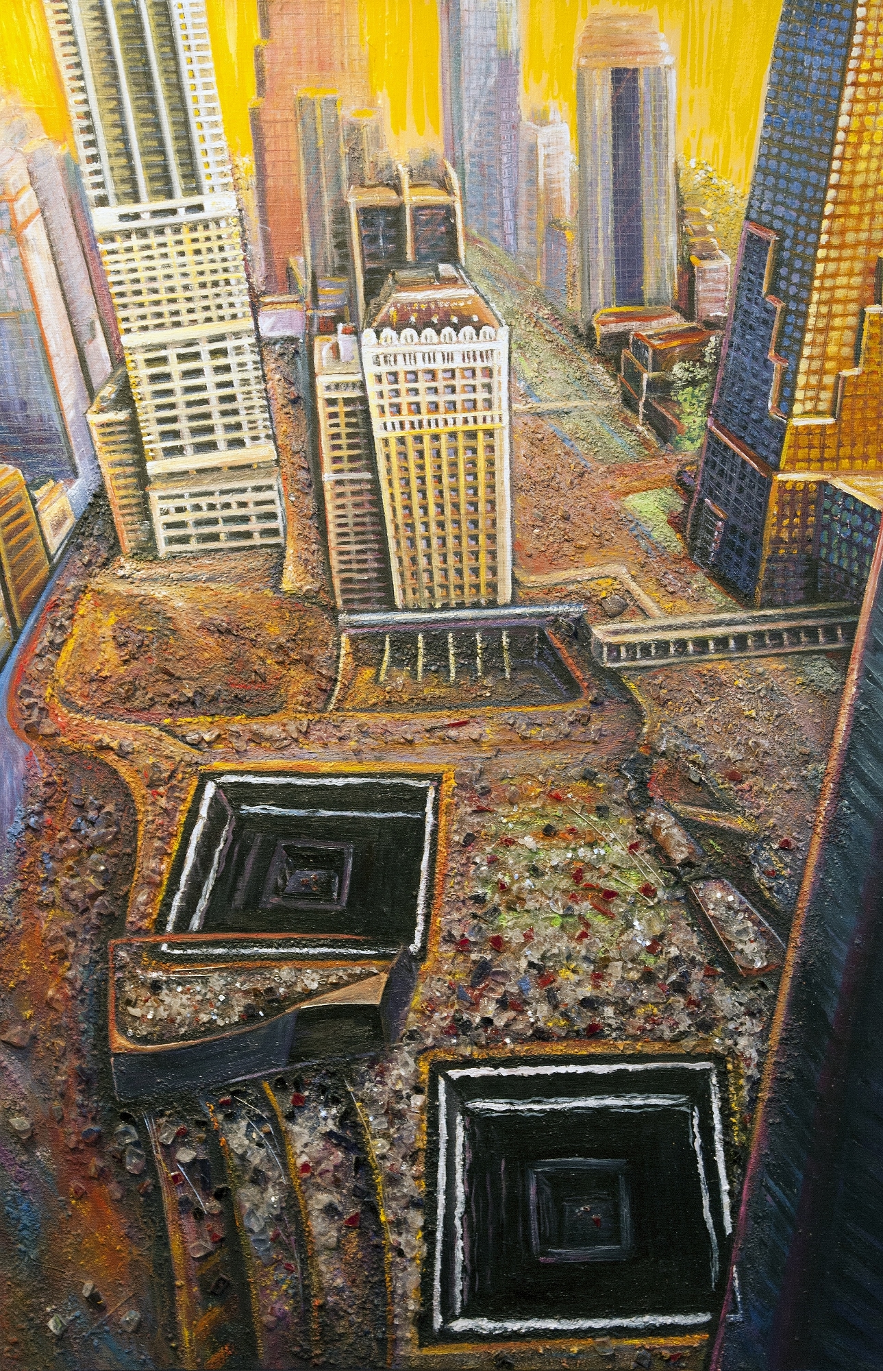 Footprints in Lower Manhattan | National September 11 Memorial